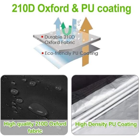 Motorcycle Cover All Season,Universal Weather Quality Waterproof Sun Outdoor - Picture 4 of 8